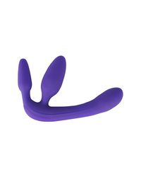 Vibrating Triple Teaser: Strapless Vibro-Strap-On 3, lila - vergleichen und g&uuml;nstig kaufen
