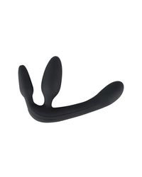 Vibrating Triple Teaser: Strapless Vibro-Strap-On 3, schwarz - vergleichen und g&uuml;nstig kaufen