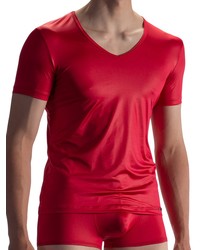 Olaf Benz RED1804: V-Neck-Shirt, rot - vergleichen und günstig kaufen