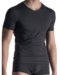 Olaf Benz RED1818: V-Neck-Shirt, anthra - vergleichen und günstig kaufen