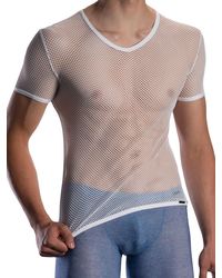 Olaf Benz RED1870: V-Neck-Shirt, weiß - vergleichen und günstig kaufen