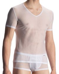 Olaf Benz RED1906: V-Neck-Shirt, weiß - vergleichen und günstig kaufen