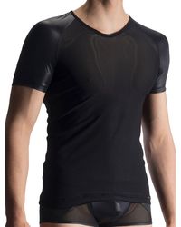 Olaf Benz RED1914: V-Neck-Shirt, schwarz - vergleichen und günstig kaufen