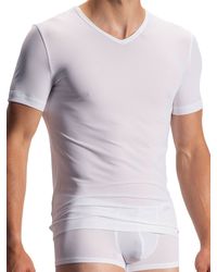 Olaf Benz RED1950: V-Neck-Shirt, weiß - vergleichen und günstig kaufen