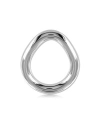Black Label Stainless Steel Flared Cock Ring: Edelstahl-Penisring