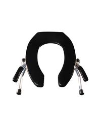 Adjustable Handled T-Leg Rim Seat: Sexstuhl, schwarz/silber