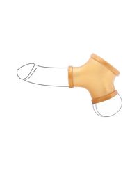 Toylie Gil: Latex-Penishülle mit Penis-/Hodenring, gold - vergleichen und g&uuml;nstig kaufen