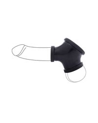 Toylie Gil: Latex-Penishülle mit Penis-/Hodenring, schwarz - vergleichen und g&uuml;nstig kaufen