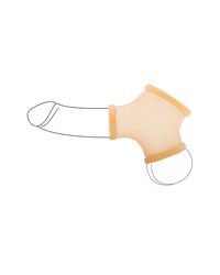 Toylie Gil: Latex-Penishülle mit Penis-/Hodenring, transparent - vergleichen und g&uuml;nstig kaufen