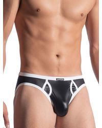 MANSTORE M816: Retro Brief, schwarz/weiß - vergleichen und g&uuml;nstig kaufen