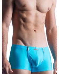 MANSTORE M859: Beach Zipped Pant, azur - vergleichen und günstig kaufen