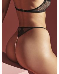 Bracli London: G-Perlenstring, schwarz - vergleichen und g&uuml;nstig kaufen