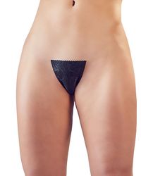 Klebe String schwarz