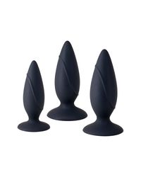 Essence Anal Training Set: Anal-Plug 3er-Set, schwarz - vergleichen und günstig kaufen