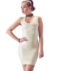 Latex Minikleid, weiß - vergleichen und g&uuml;nstig kaufen