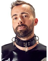 Latex-Halsfessel, schwarz - vergleichen und günstig kaufen