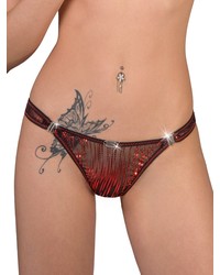 Eros Veneziani Lamé: Clickstring, rot/schwarz - vergleichen und g&uuml;nstig kaufen