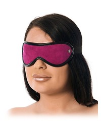 Velourleder-Augenmaske, pink - vergleichen und günstig kaufen