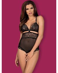 Obsessive 838: Ouvert-Body, schwarz - vergleichen und günstig kaufen