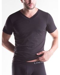 Unico Clasicos: V-Neck-Shirt, schwarz - vergleichen und g&uuml;nstig kaufen