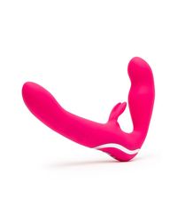 Happy Rabbit: Strapless Strap-On Bunny-Vibrator, pink - vergleichen und g&uuml;nstig kaufen