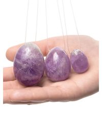 LaGemmes Yoni Egg Set: Liebes-Ei 3er-Set Amethyst, lila - vergleichen und günstig kaufen