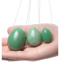 LaGemmes Yoni Egg Set: Liebes-Ei 3er-Set Jade, grün - vergleichen und günstig kaufen