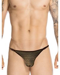 L?Homme Adriel: Stripstring, schwarz - vergleichen und g&uuml;nstig kaufen