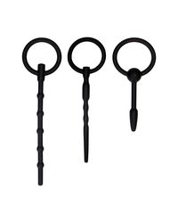 Ouch! Urethral Sounding Plug Set: Dilatoren-Set, schwarz - vergleichen und günstig kaufen