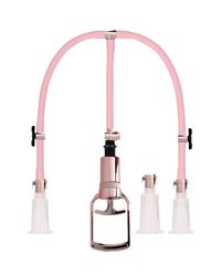 Pumped Clitoral & Nipple Pump Set M: Klitoris-/Nippel-Pumpe, rosa/roségold - vergleichen und günstig kaufen