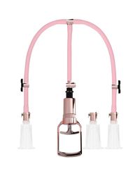Pumped Clitoral & Nipple Pump Set L: Klitoris-/Nippel-Pumpe, rosa/roségold - vergleichen und günstig kaufen