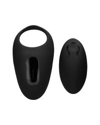 Sono No. 74: Vibro-Penisring mit Fernbedienung, schwarz