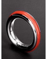 Triune Cazoo Cockings: Edelstahl-Penisring, rot