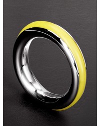 Triune Cazoo Cockings: Edelstahl-Penisring, gelb