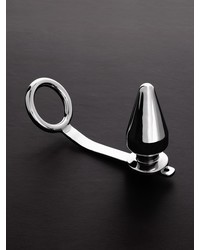Triune Intruder Tunnel with C-Ring: Edelstahl-Penis-/Hodenring mit Analtunnel - vergleichen und g&uuml;nstig kaufen