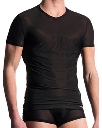MANSTORE M101: V-Neck-Shirt, schwarz - vergleichen und günstig kaufen