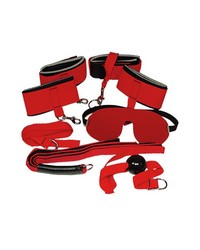 Bad Kitty Red Giant Fesselset 8teilig, rot/schwarz - vergleichen und g&uuml;nstig kaufen