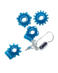 Emotion: Penisringe-Set mit Vibration, blau - vergleichen und g&uuml;nstig kaufen