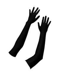 Satin-Handschuhe, schwarz - vergleichen und g&uuml;nstig kaufen