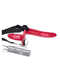 Bad Kitty Doppel-Strap-On Vibrator, rot - vergleichen und g&uuml;nstig kaufen