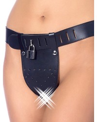 Keuschheits-Slip mit Ouvert-Schnitt