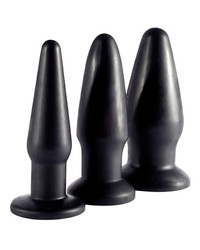 Rude Boys: Analplug-Set, schwarz - vergleichen und g&uuml;nstig kaufen