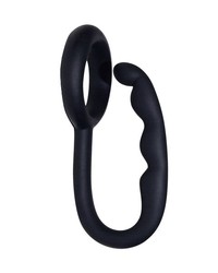 Mr.Hook: Penisring mit Perineum-Stimulator, schwarz - vergleichen und g&uuml;nstig kaufen