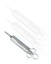 Edelstahl-Spritze 50ml, silber - vergleichen und günstig kaufen