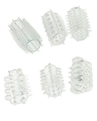 Power Sleeve Set: Penismanschetten-Set, transparent - vergleichen und g&uuml;nstig kaufen