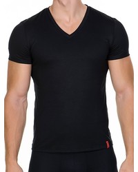 Bruno Banani Base Line: V-Shirt, schwarz - vergleichen und günstig kaufen