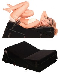 Liberator Wedge & Ramp Black Label: Liebeskissen-Kombi mit Fesseln, schwarz - vergleichen und günstig kaufen
