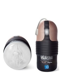 Vulcan Vibration Tight Vagina: Masturbator, weiß