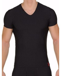 Bruno Banani Straight Line: V-Shirt, schwarz/weiß - vergleichen und günstig kaufen