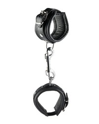 Hidden Desire: Leder-Handfesseln, schwarz (5cm) - vergleichen und g&uuml;nstig kaufen